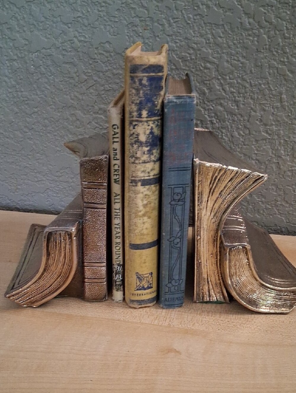 Antique Brass Bookend Set $43 Firm - Picture 3 of 10